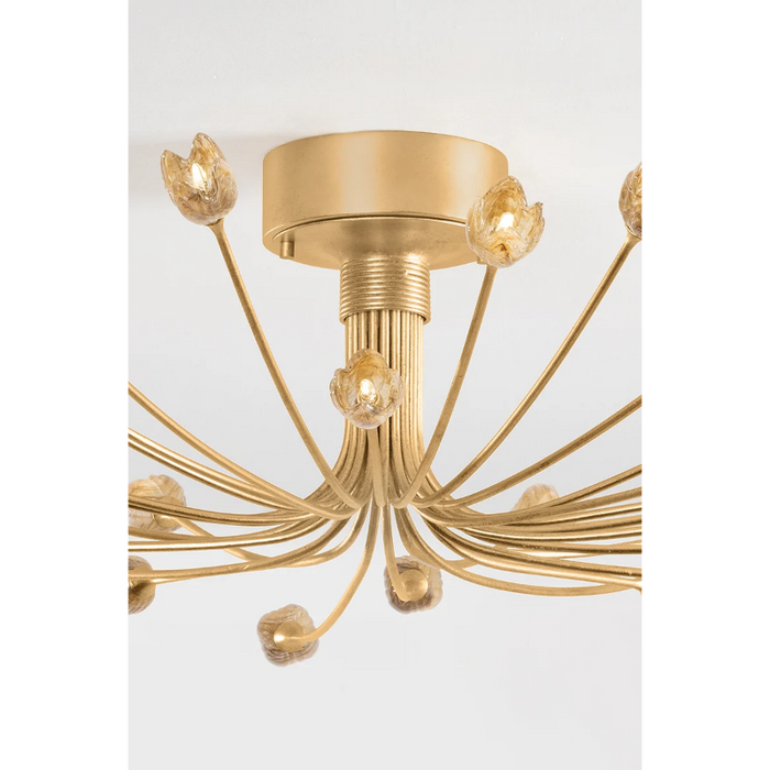 Hudson Valley 5422 Falkirk 22-lt 30" LED Semi Flush Mount
