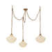 Alora Mood MP651312 Farrah 3-lt 12" Multi Pendant - Brushed Gold