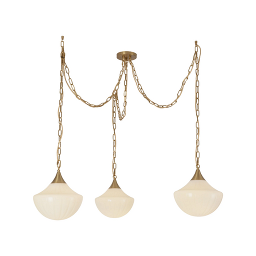 Alora Mood MP651312 Farrah 3-lt 12" Multi Pendant - Brushed Gold