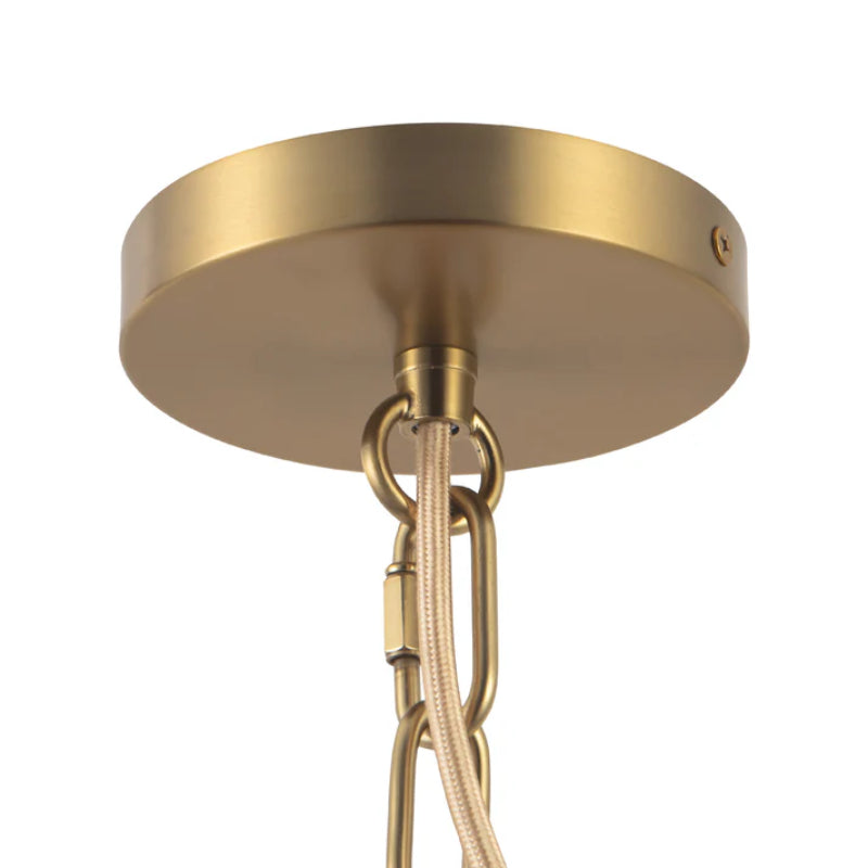 Alora Mood PD651012 Farrah 1-lt 12" Pendant - Brushed Gold