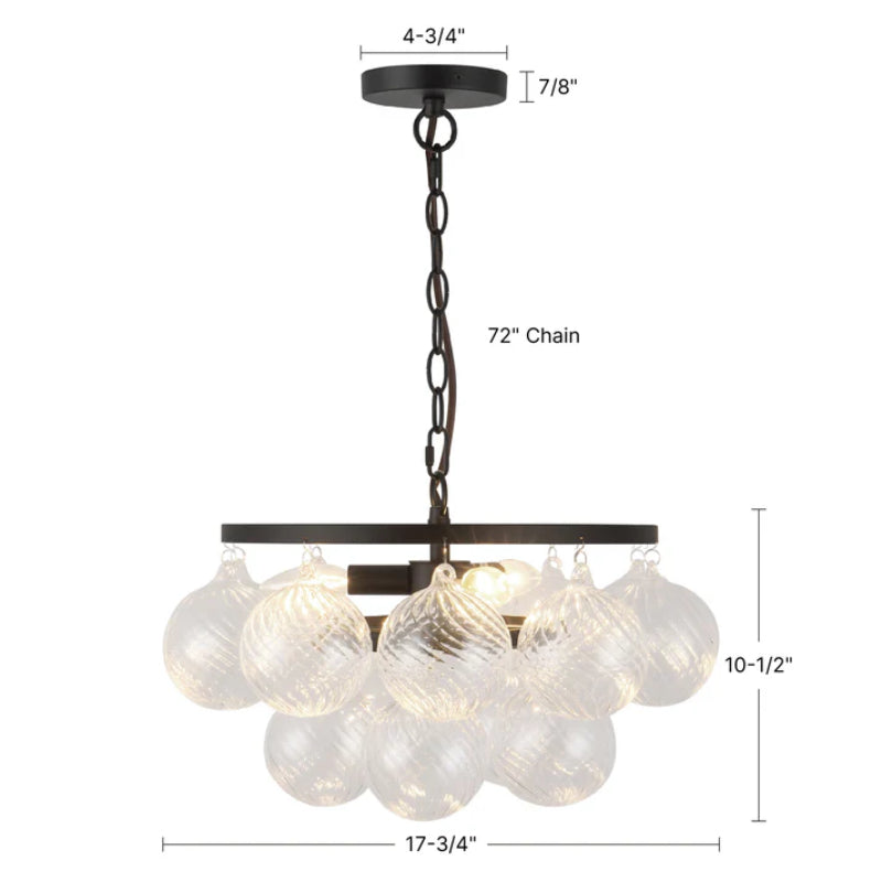 Alora Mood CH654318 Faye 3-lt 18" Chandelier