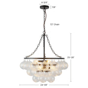 Alora Mood CH654624 Faye 6-lt 24" Chandelier