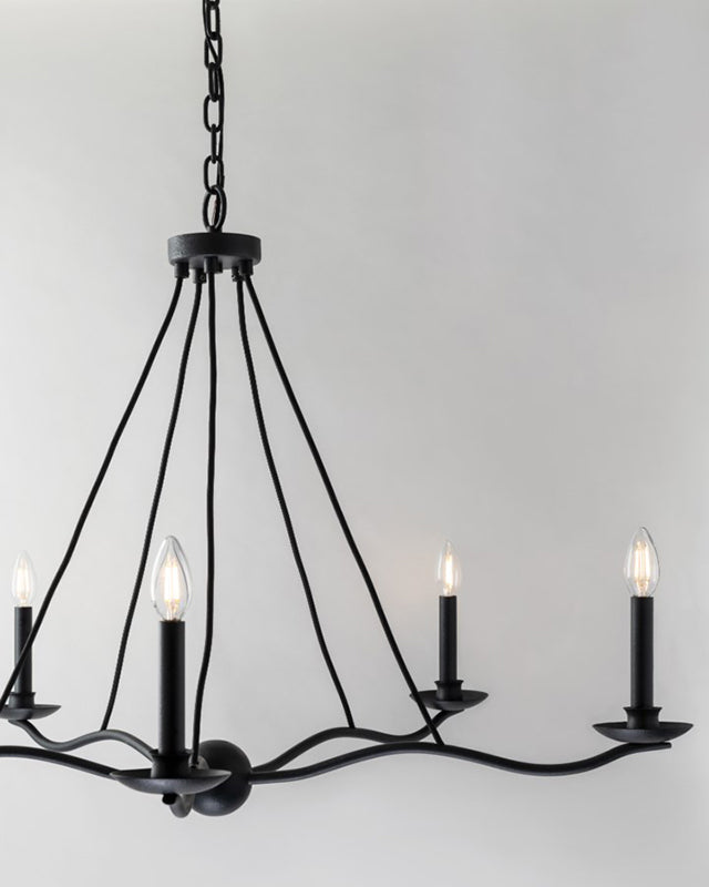 Troy F6305 Sawyer 5-lt 40" Chandelier