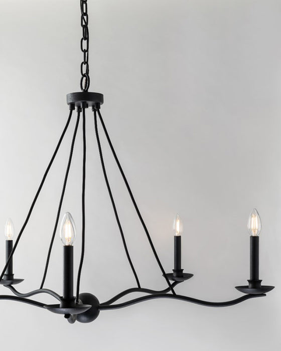 Troy F6305 Sawyer 5-lt 40" Chandelier