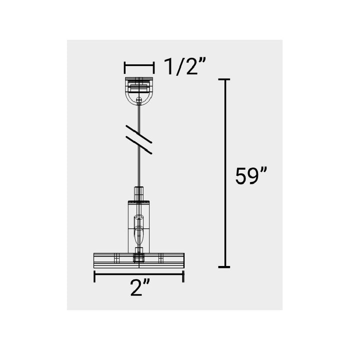 Elite FG-SM-DI-ACC-1 59" Suspended Hanging Wire
