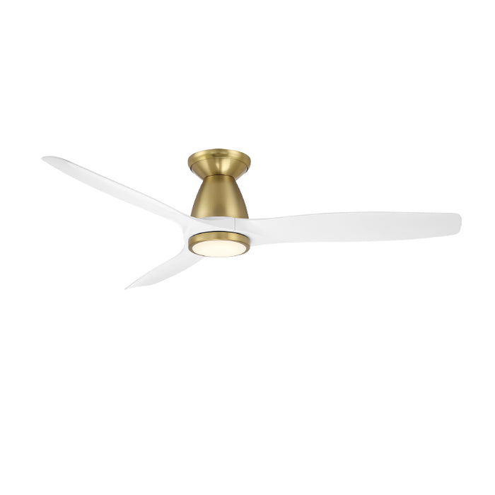 Modern Forms FH-W2202-54L Skylark Flush 54" Outdoor Ceiling Fan with LED Light Kit, 3000K