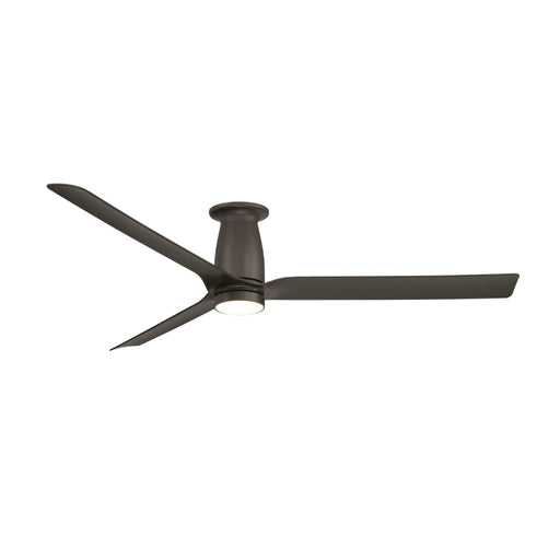 Modern Forms FH-W2502-52L Smooth Flush 52" Outdoor Ceiling Fan with LED Light Kit - Bronze