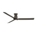 Modern Forms FH-W2502-52L Smooth Flush 52" Outdoor Ceiling Fan with LED Light Kit - Bronze