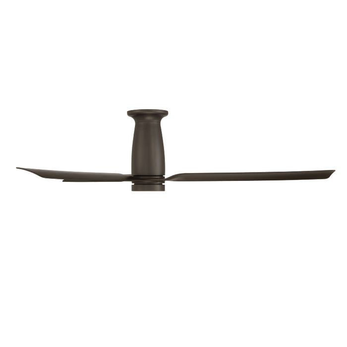 Modern Forms FH-W2502-52L Smooth Flush 52" Outdoor Ceiling Fan with LED Light Kit - Bronze