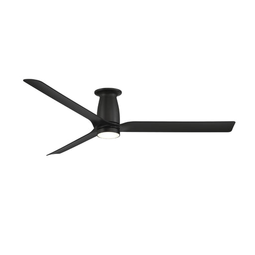 Modern Forms FH-W2502-52L Smooth Flush 52" Outdoor Ceiling Fan with LED Light Kit - Matte Black
