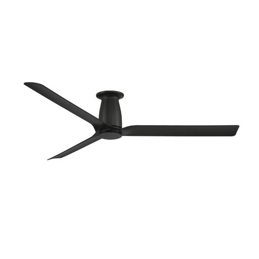 Modern Forms FH-W2502-52L Smooth Flush 52" Outdoor Ceiling Fan with LED Light Kit - Matte Black
