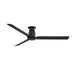 Modern Forms FH-W2502-52L Smooth Flush 52" Outdoor Ceiling Fan with LED Light Kit - Matte Black