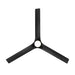 Modern Forms FH-W2502-52L Smooth Flush 52" Outdoor Ceiling Fan with LED Light Kit - Matte Black