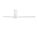 Modern Forms FH-W2502-52L Smooth Flush 52" Outdoor Ceiling Fan with LED Light Kit - Matte White
