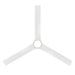 Modern Forms FH-W2502-52L Smooth Flush 52" Outdoor Ceiling Fan with LED Light Kit - Matte White