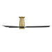 Modern Forms FH-W2502-52L Smooth Flush 52" Outdoor Ceiling Fan with LED Light Kit - Soft Brass