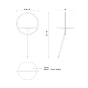 Kuzco FL83818 Maya 1-lt 37" Tall LED Floor Lamp