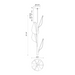 Alora PD321104 Flora 4-lt 11" LED Pendant