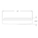 WAC FM-113 BLO 13" LED Flush Mount, CCT
