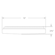 WAC FM-115 BLO 15" LED Flush Mount, CCT