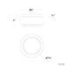 Modern Forms FM-12508 Preston 1-lt 8" LED Flush Mount