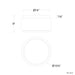 Modern Forms FM-12516 Preston 1-lt 16" LED Flush Mount