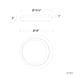Modern Forms FM-18518 Tinzel 1-lt 18" LED Flush Mount