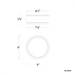 WAC FM-20509 Salvo 1-lt 9" LED Flush Mount