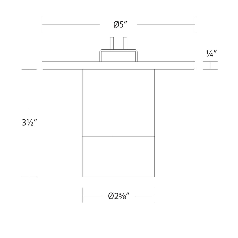 WAC FM-240103 Twist-N-Lite 1-lt 2" LED Flush Mount