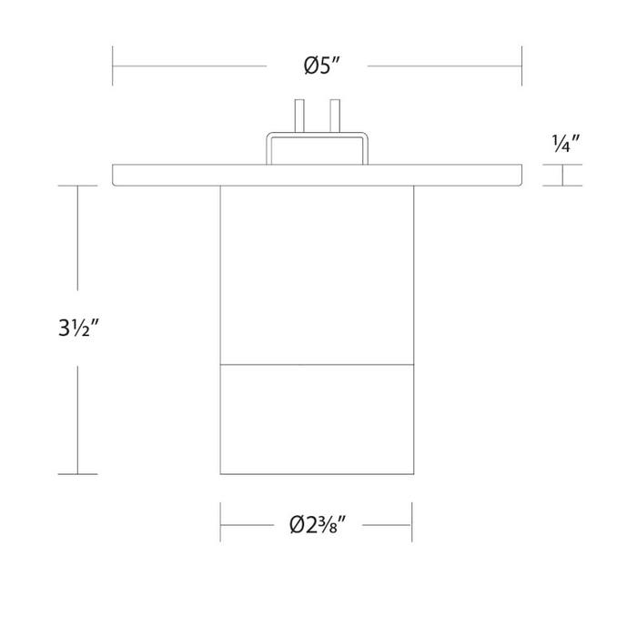 WAC FM-240103 Twist-N-Lite 1-lt 2" LED Flush Mount