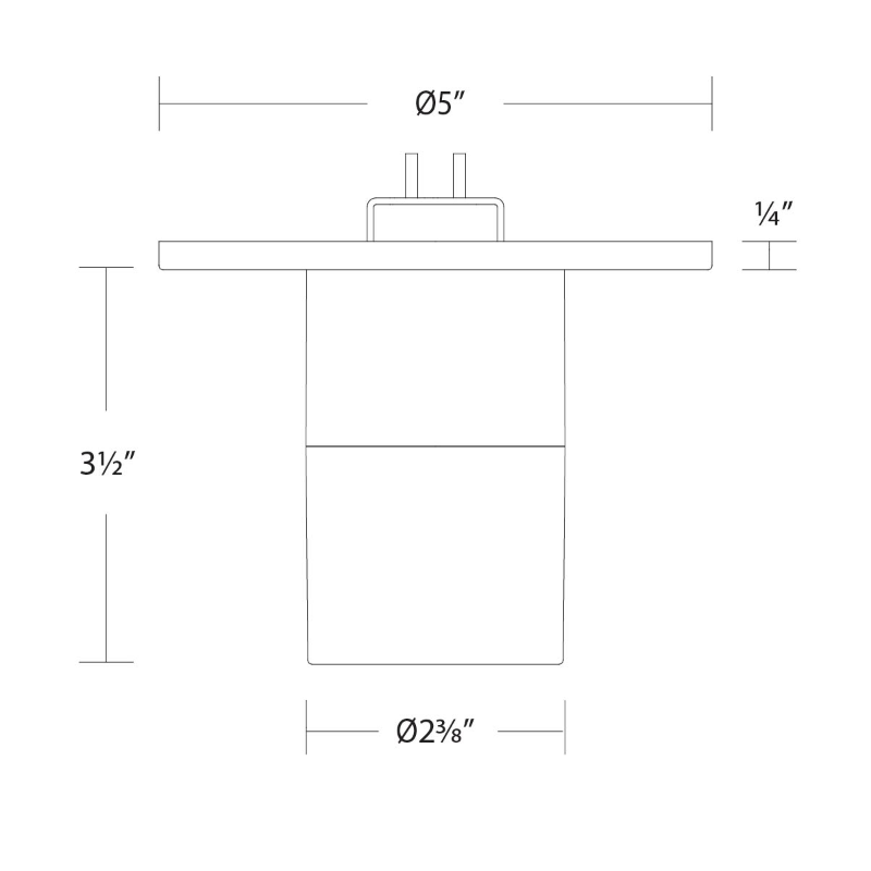 WAC FM-240203 Twist-N-Lite 1-lt 2" LED Flush Mount