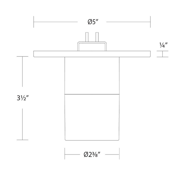 WAC FM-240203 Twist-N-Lite 1-lt 2" LED Flush Mount