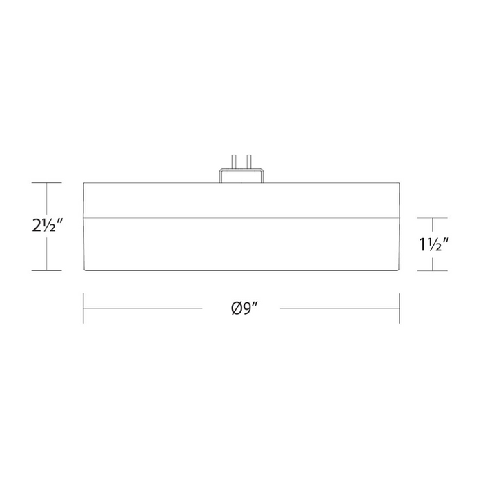 WAC FM-240209 Twist-N-Lite 1-lt 9" LED Flush Mount