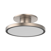 WAC FM-250808 Twist-N-Lite 1-lt 8" LED Outdoor Direct Semi-Flush, 5CCT - Brushed Nickel