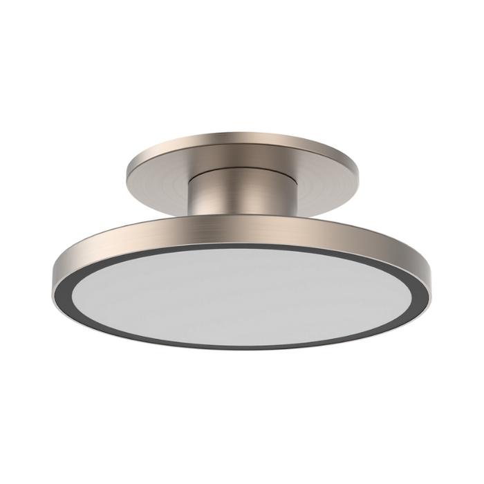 WAC FM-250808 Twist-N-Lite 1-lt 8" LED Outdoor Direct Semi-Flush, 5CCT - Brushed Nickel