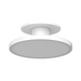 WAC FM-250808 Twist-N-Lite 1-lt 8" LED Outdoor Direct Semi-Flush, 5CCT - White