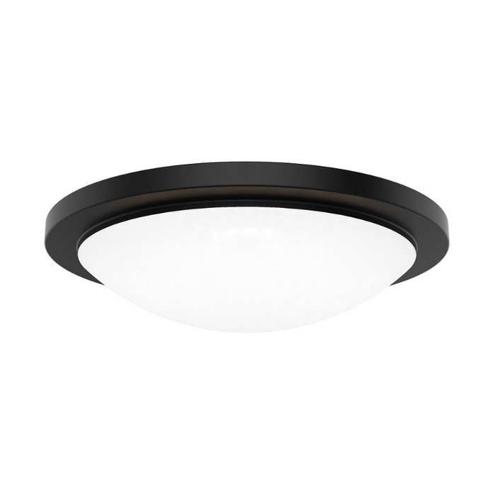 WAC FM-252218 Dew 1-lt 18" LED Outdoor Ceiling and Wall Mount, 5CCT - Black