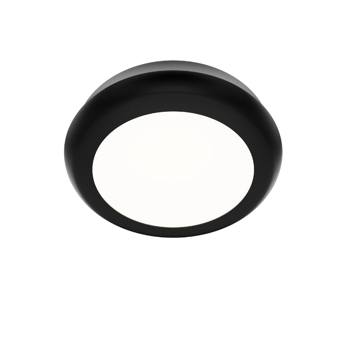 dweLED FM-37505 Parthenon 1-lt 5" LED Flush Mount - Black