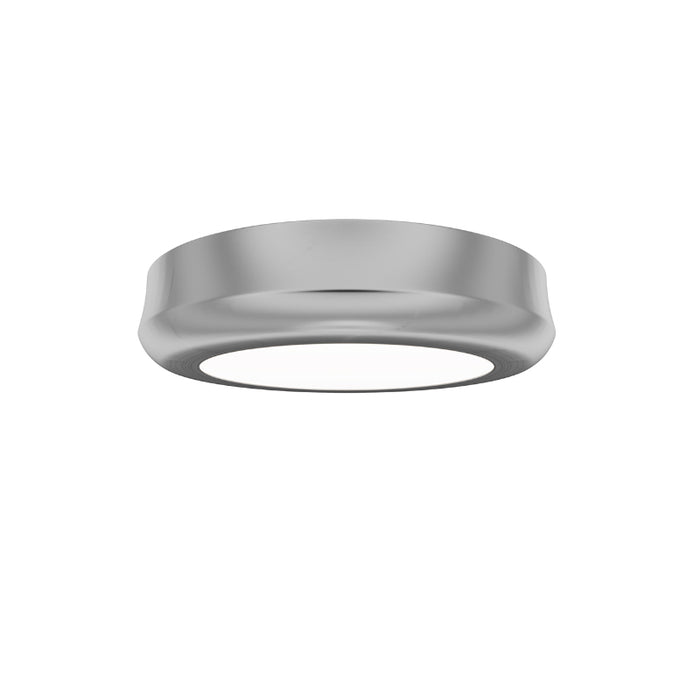 dweLED FM-37505 Parthenon 1-lt 5" LED Flush Mount - Brushed Nickel
