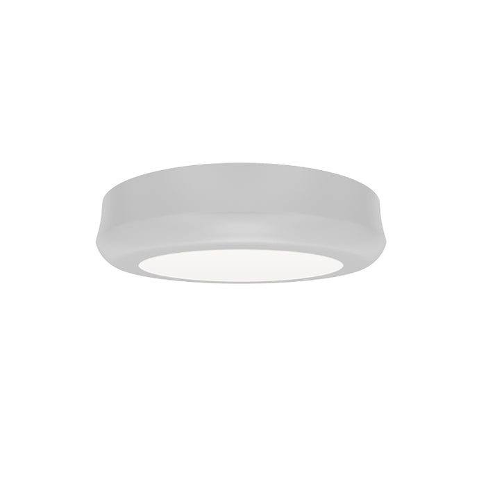 dweLED FM-37505 Parthenon 1-lt 5" LED Flush Mount - White