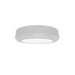 dweLED FM-37505 Parthenon 1-lt 5" LED Flush Mount - White