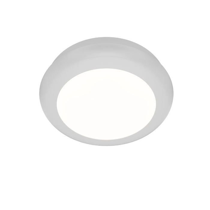 dweLED FM-37505 Parthenon 1-lt 5" LED Flush Mount - White