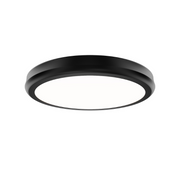 dweLED FM-37510 Parthenon 1-lt 10" LED Flush Mount - Black