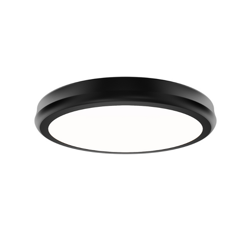 dweLED FM-37510 Parthenon 1-lt 10" LED Flush Mount - Black