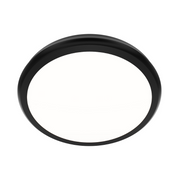 dweLED FM-37510 Parthenon 1-lt 10" LED Flush Mount - Black