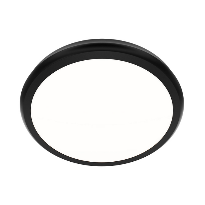 dweLED FM-37510 Parthenon 1-lt 10" LED Flush Mount - Black