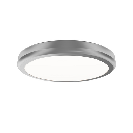 dweLED FM-37510 Parthenon 1-lt 10" LED Flush Mount - Brushed Nickel