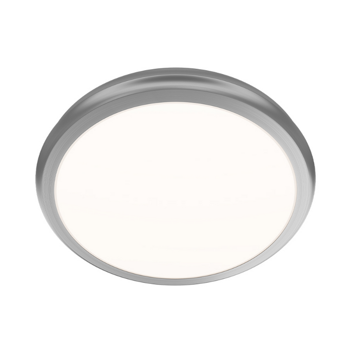 dweLED FM-37510 Parthenon 1-lt 10" LED Flush Mount - Brushed Nickel
