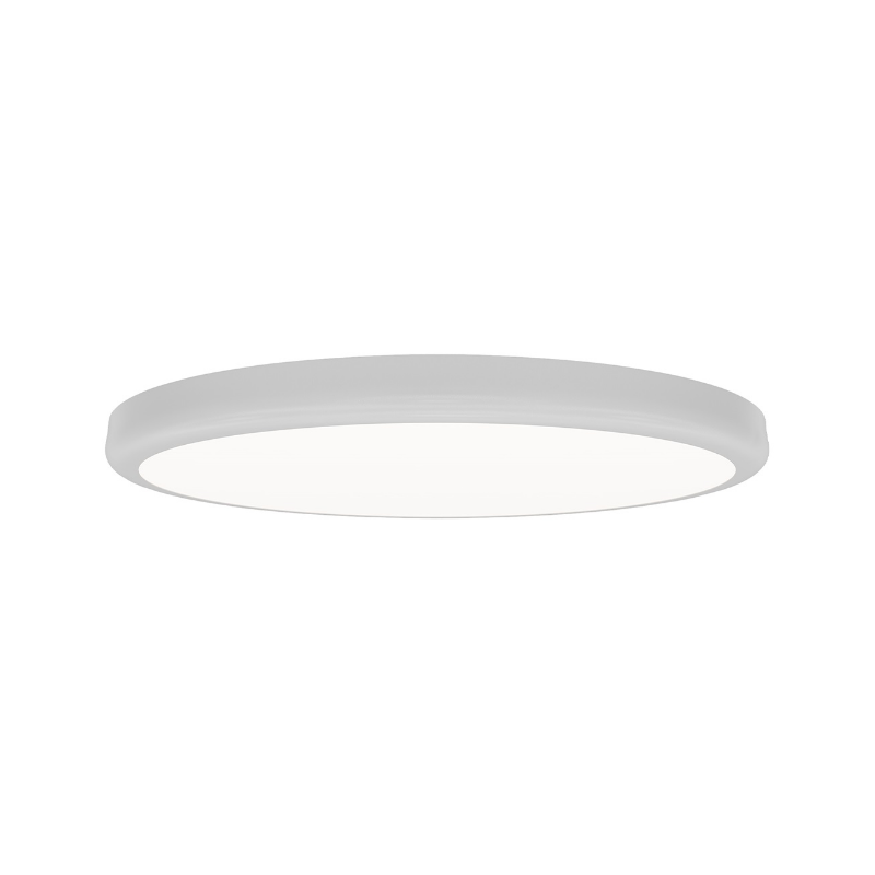 dweLED FM-37515 Parthenon 1-lt 15" LED Flush Mount - White