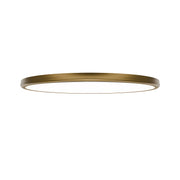 dweLED FM-37522 Parthenon 1-lt 22" LED Flush Mount - Aged Brass